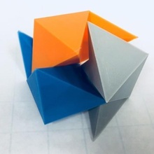 cube dissection robert reid three-piece puzzle liu hui extension game 3d print model - Mito3D