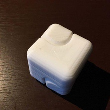 cube fidget spinner game mechanical toys toy hand fidgetspinner 3d print model - Mito3D