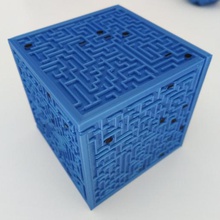 cube labyrinthe jeu puzzles de puzzle escaperoom escapegame breakoutedu Puzzle en 3d 3d print model - Mito3D
