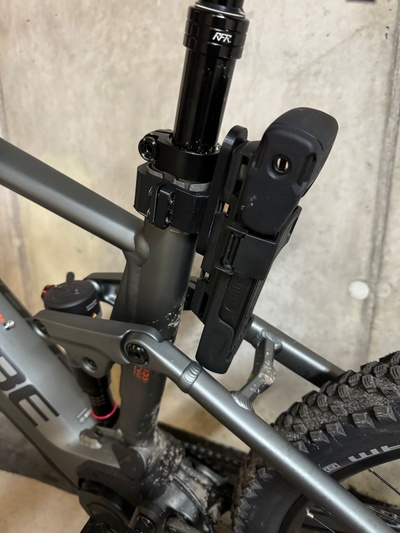 cubo fechadura suporte totalmente bike 3d print model - Mito3D