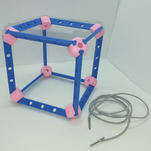 cubo modello pedagogico teso art matematica arte 3d print model - Mito3D
