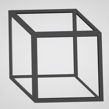 cube besoins en 3d gadget autocollant conception 3d print model - Mito3D