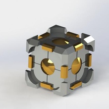 cubo portal jogo 3d print model - Mito3D