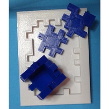 cube puzzle jeu de 3d-puzzle 2d-puzzle 3d print model - Mito3D