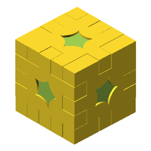 cube puzzle Spiel 3d-puzzle 2d-puzzle 3d print model - Mito3D