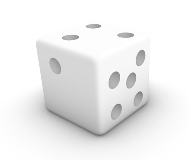 cube shifted numbers cube dice dice count count dice  3d print model - Mito3D