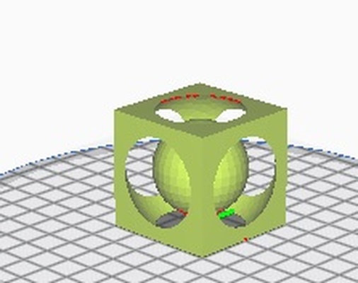 cube sphere 3d print model - Mito3D
