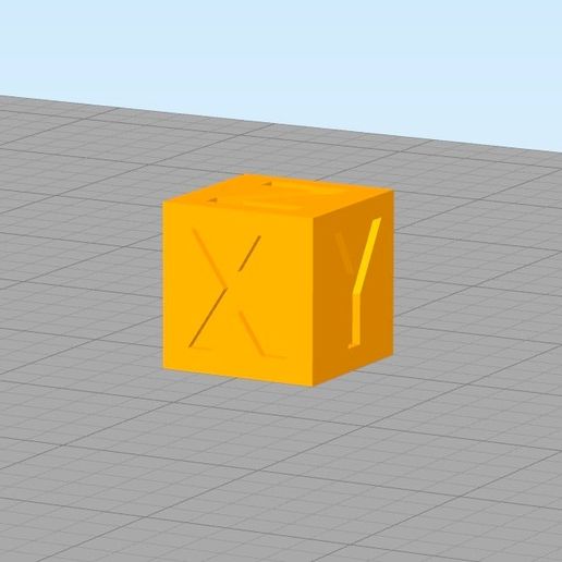 cube test 20x20mm 3d_printing_tests 3D print model - Mito3D