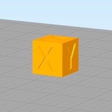 cube test 20x20mm 3d_printing_tests 3d print model - Mito3D
