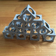 cube tower various 3d print model - Mito3D