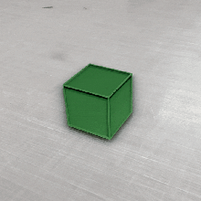 cubo vassoio ottico illusione 3d print model - Mito3D