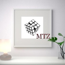 cube sculpture murale en 2d art 3d print model - Mito3D