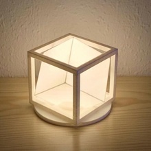 kubisch Bett Lampe 3d print model - Mito3D