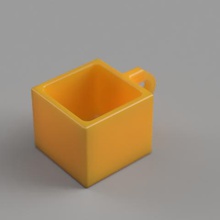 cubic cup home 3d print model - Mito3D