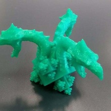 cubique dragon art créature fractale Halloween math monstre sculpture sculptures 3d print model - Mito3D