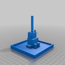 cubic elephant ring holder trinket tray 3d print model - Mito3D