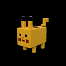 cubo Pikachu arte Pokemon mascotte 3d print model - Mito3D