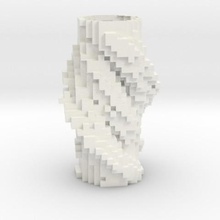 cúbicos florero art de un vaso bloques 3d print model - Mito3D