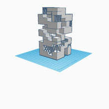 cubo maqueta pecado miedo arquitetura t1 3d print model - Mito3D