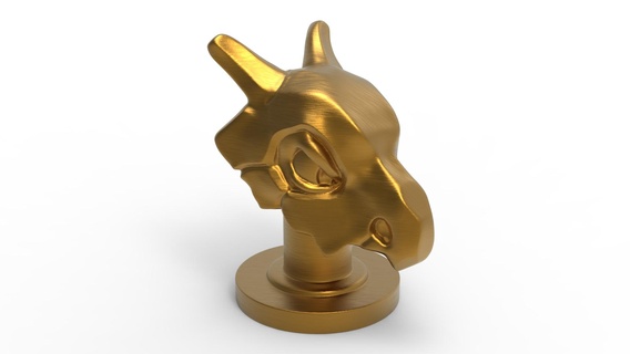 cubone base arte esculpir escultura fracasso animal Pokémon decoração 3d print model - Mito3D