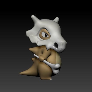 cubone gioco Pokemon 3d print model - Mito3D