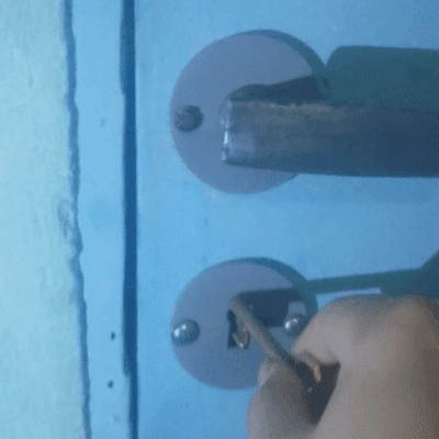 kubikmeter auge de sperren verriegeln casa puerta hogar bolzen tapa dekoracion herramienta 3d print model - Mito3D