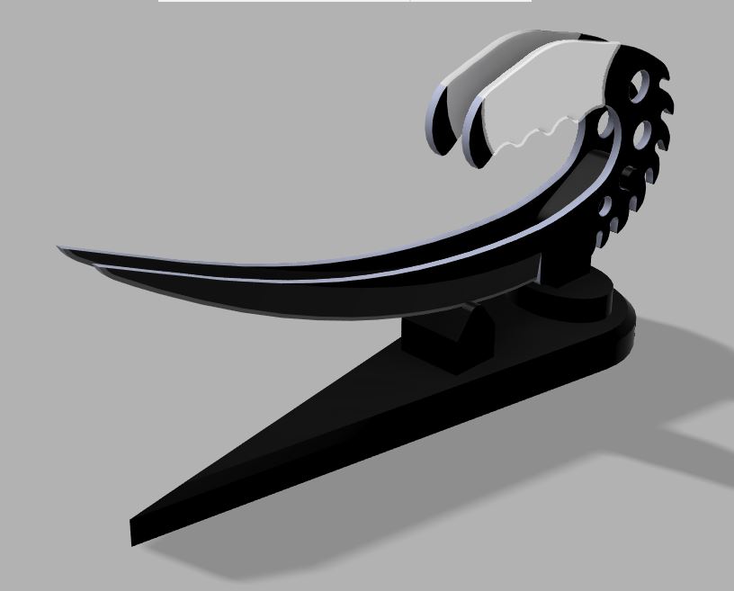 Cuchillo fodão faca crônicas Riddick 3D print model - Mito3D