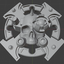 culexus assassin inquisition badge officio assasinorum rosette cosplay skull future sci-fi warhammer 40000 40k 3d print model - Mito3D