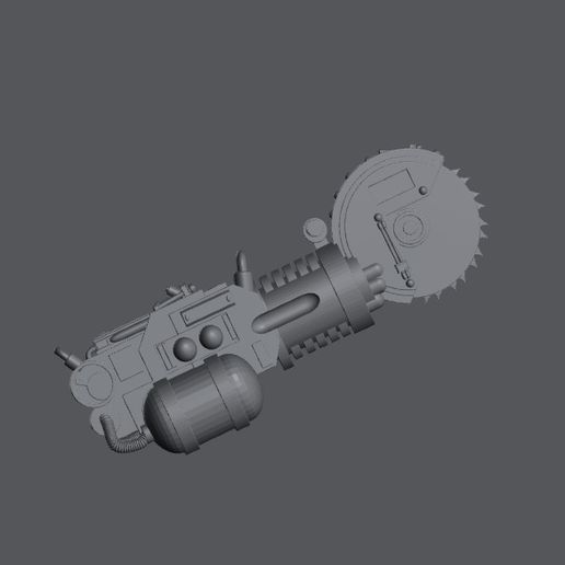 kült madencilik Kaya testere makine Barış oyun kot hırsızlar gen kültist matkap sondaj Warhammer masaüstü 40k yabancı 3D print model - Mito3D