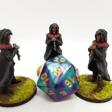 cultist 28mm tabletop gaming art creatures rpg roleplaying miniature miniatures dnd 3d print model - Mito3D