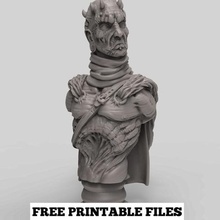 cultist game bust toy 3d print model - Mito3D