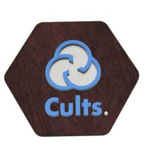 cults logo 3d print model - Mito3D
