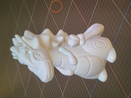 Cumberland continuar stl impresión 3d críptido leyenda ciencia juguete animal 3d print model - Mito3D