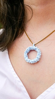 cumulus necklace mode cloud jewelry luxury fashion design 3d print model - Mito3D