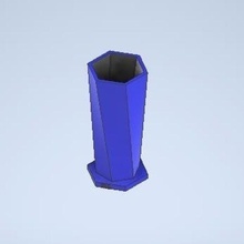 cup-pencil cup tool glass pencil 3d print model - Mito3D