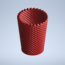 cup-Bleistift-Halter home Glas Bleistift cup 3d print model - Mito3D