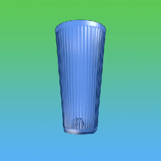 cup muzo3d muzo fas food restoration burger glass 3d print model - Mito3D