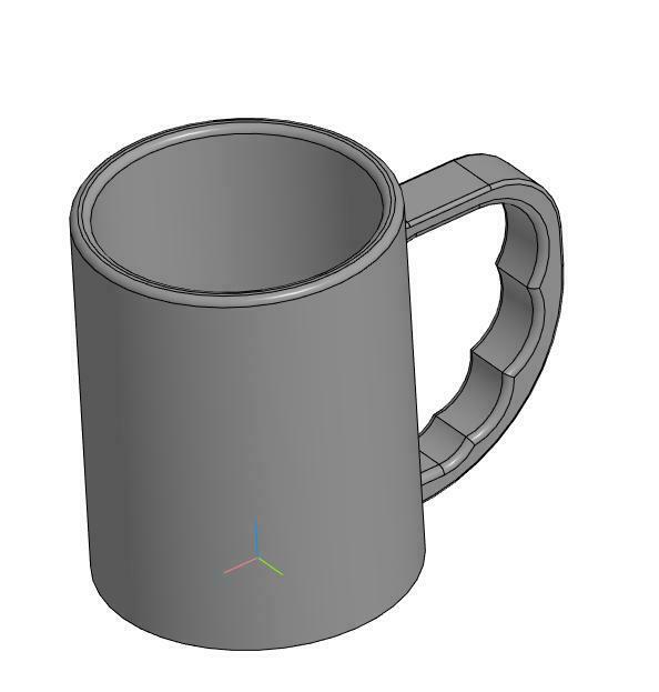 cup 3D print model - Mito3D
