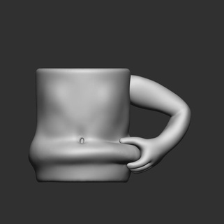 cup anti-sugar 3d print model - Mito3D