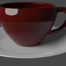 cup coffee 3d print model - Mito3D