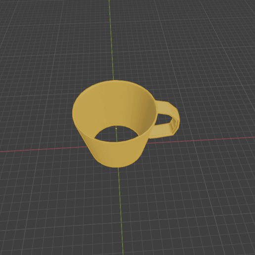 cup holder handle glass 3D print model - Mito3D