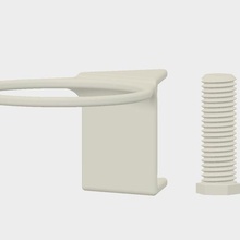 supporto di tazza casa 3d print model - Mito3D
