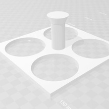 cup holder home doorway support evening 3d print model - Mito3D