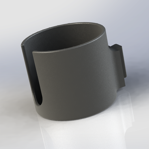 taza soporte citro c5 aire cruzando apoyo citroen c3 3D print model - Mito3D