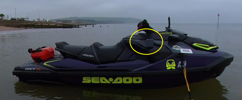 Fincan Kulp destek Seadoo rxtx300 jet kayak gadget 3d print model - Mito3D