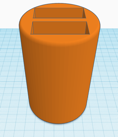 cup holder vape espire block led 3d print model - Mito3D