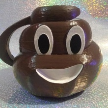 cup poop - home whatssapp mug emoji 3d print model - Mito3D
