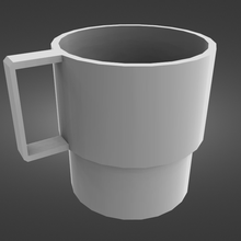 cup tea coffee 3d print model - Mito3D