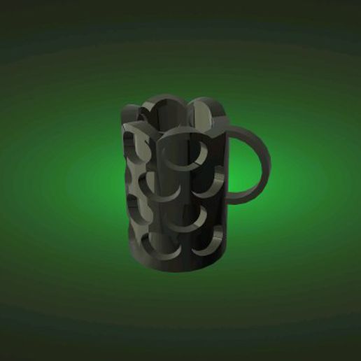 cup universal glass 3D print model - Mito3D