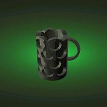 cup universal glass 3d print model - Mito3D